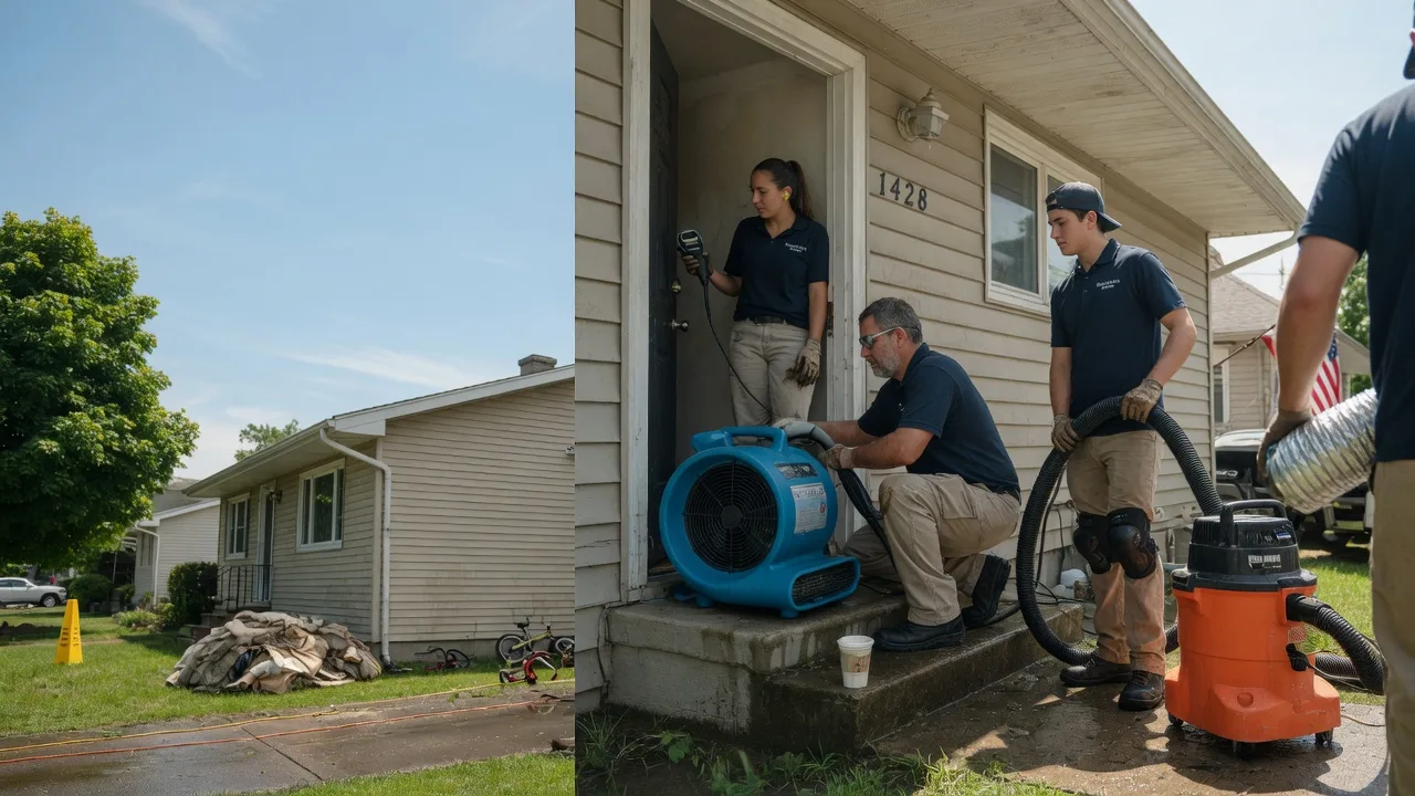Water Damage Restoration in Vallonia, IN near me